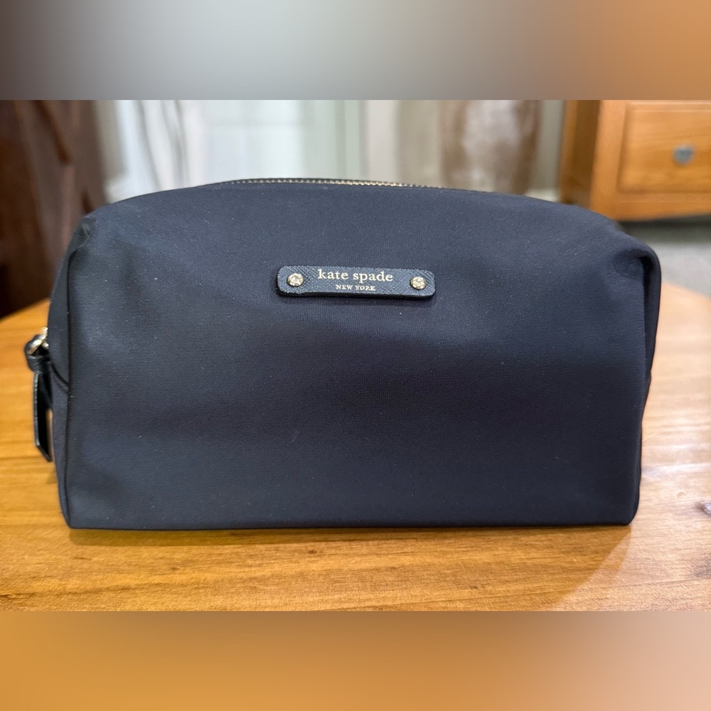 Kate Spade Black cosmetic zipper bag